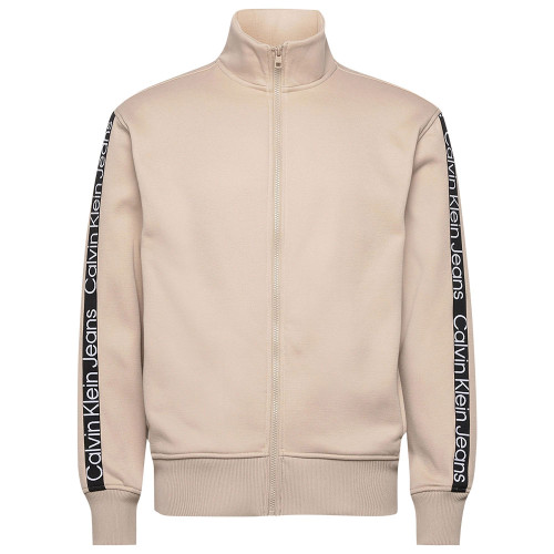 Calvin Klein Ανδρική ζακέτα Cut Off Logo Tape Zip